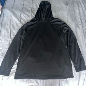 Nike Dri Fit Lightweight Black Hooded Sweatshirt